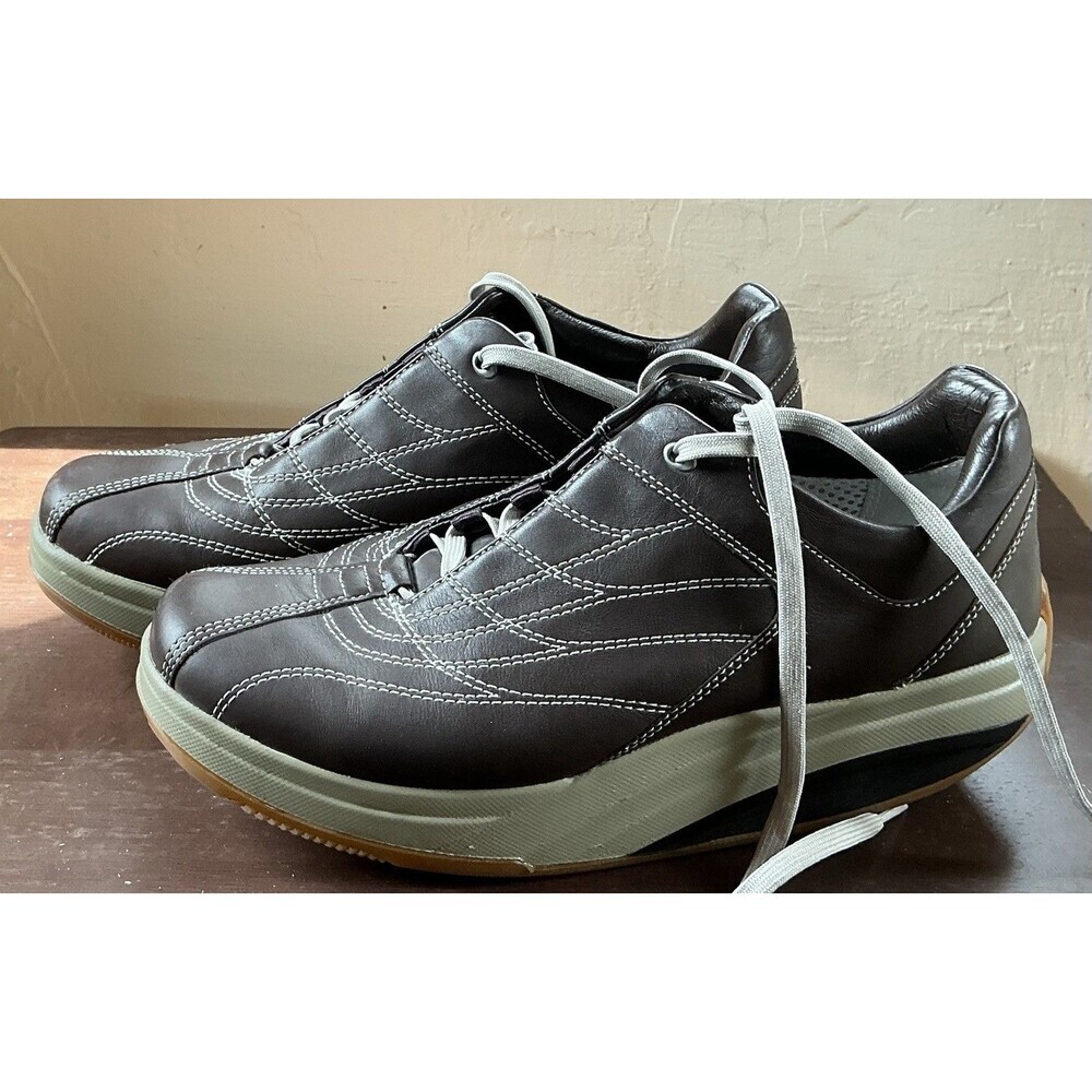 MBT Womens Kafala W Coffee Sneakers Size 9.5 US Brown Leather Athletic Walking